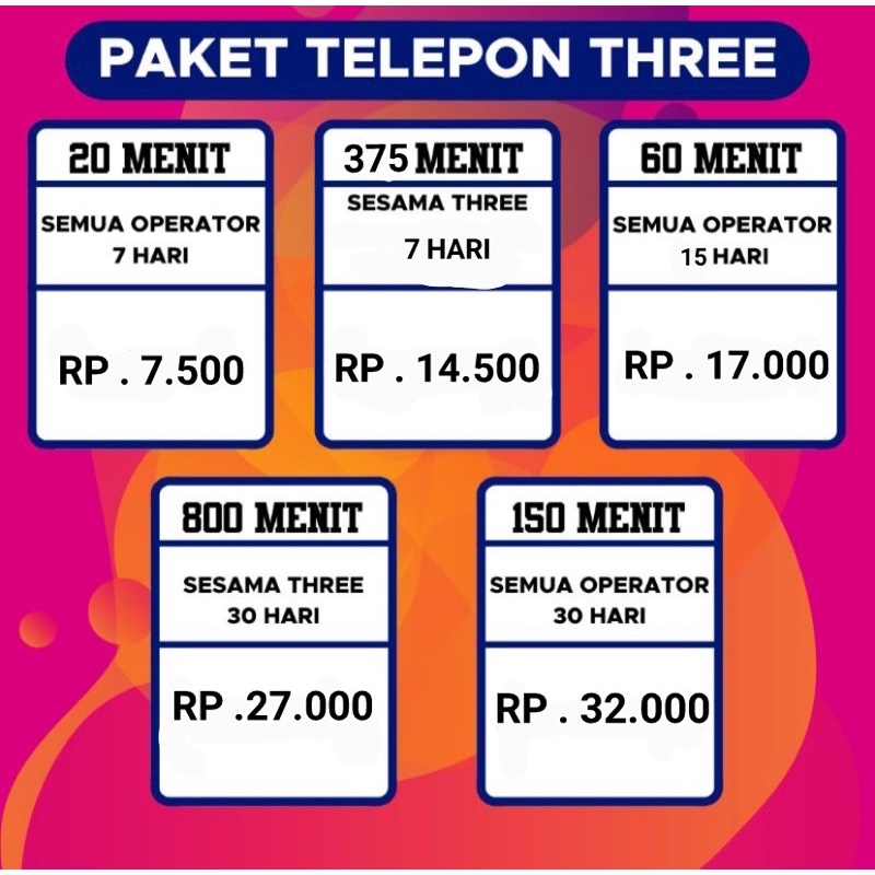 Paket Nelpon Tri
