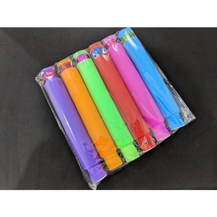 Mainan Viral Light Up Pop Tubes Mainan Lampu Stick Pipa Selang Fidget