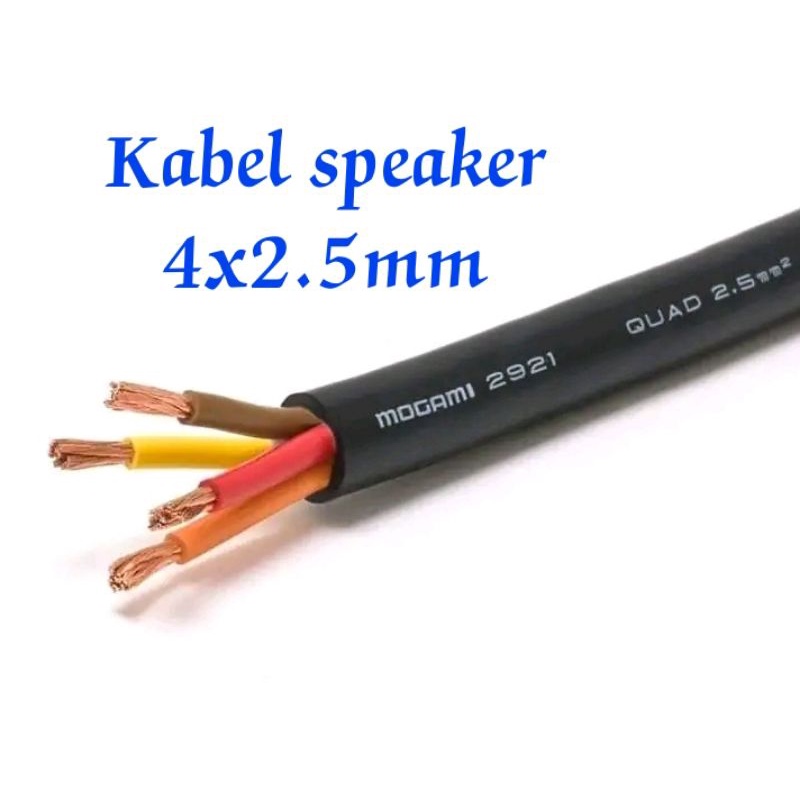 kabel speaker 4x2.5mm mogami 2921 original japan