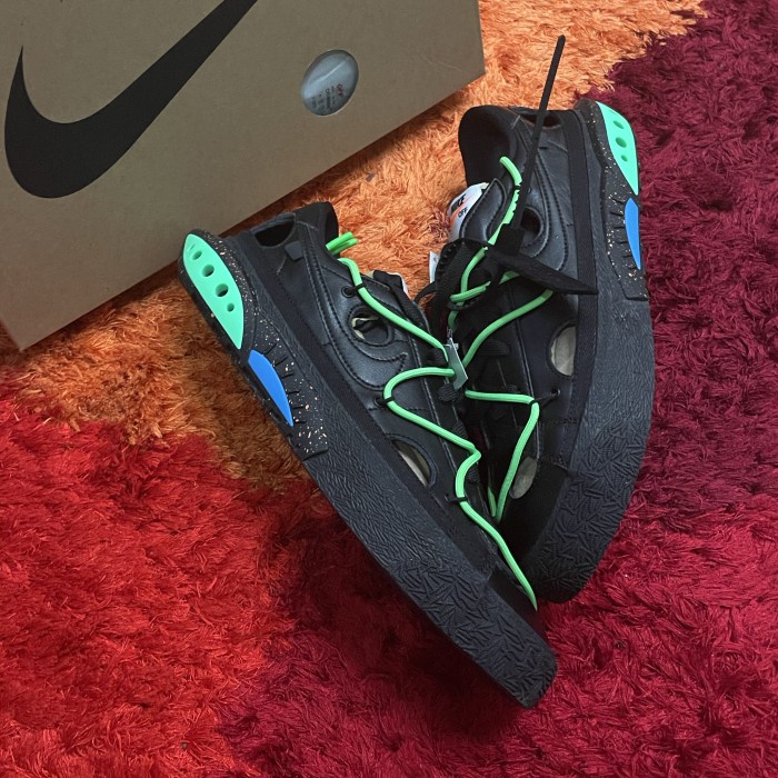 Blazer Nike Blazer Low 77 X Off-White Black 100% Original