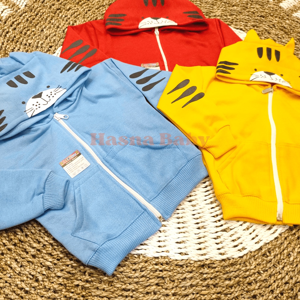 Jaket Saku Bayi 6 12 bulan Katun Karakter gift set baby - Juragan Lebak