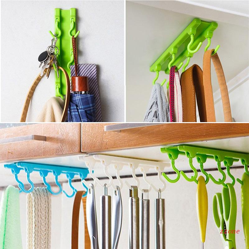 Zzz Rak Peralatan Dapur Holder Hook Plafon Dinding Kabinet Gantung Storage Organizer