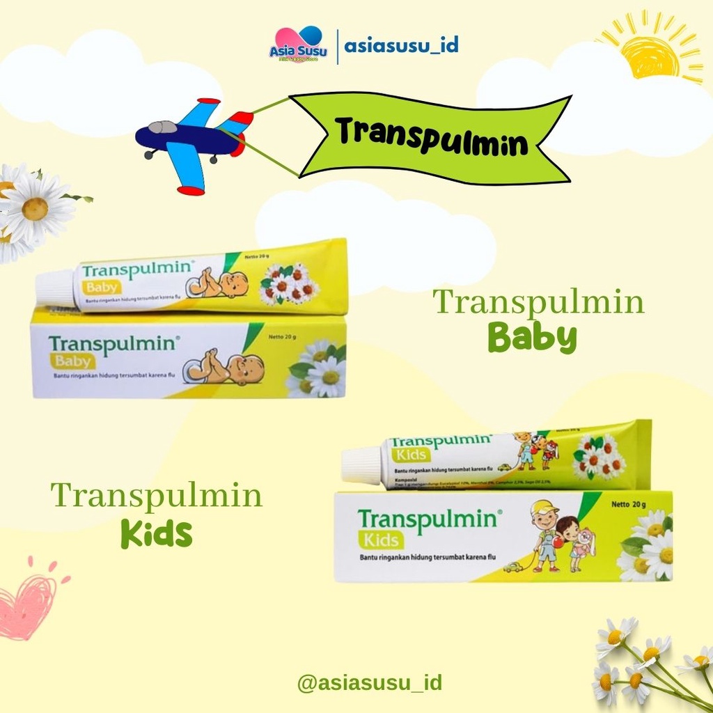 TRANSPULMIN BALSEM BALSAM BAYI ANAK BATUK PILEK BABY KIDS 10GR 20GR