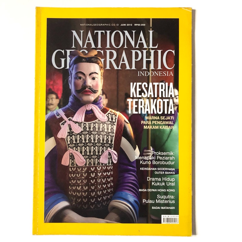 Preloved Majalah National Geographic Indonesia Juni 2012 - Kesatria Terakota
