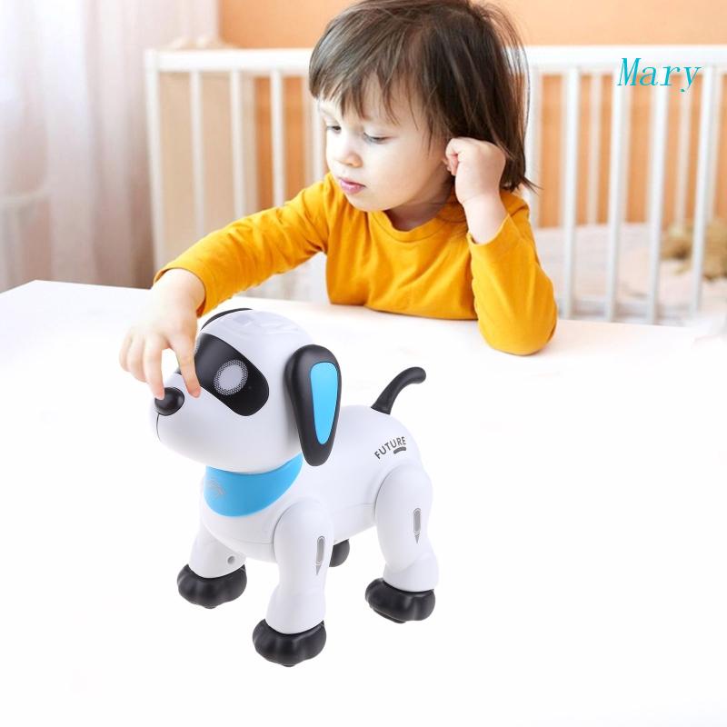 Mary Remote Control Anjing RC Robot Stunt Puppy Dancing Programmable Untuk Mainan Pintar Hadiah Interaktif