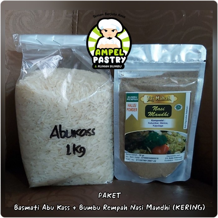 

((((()paling dicari] PAKET. Basmati Abu Kass + Bumbu Rempah Nasi Mandhi (KERING)