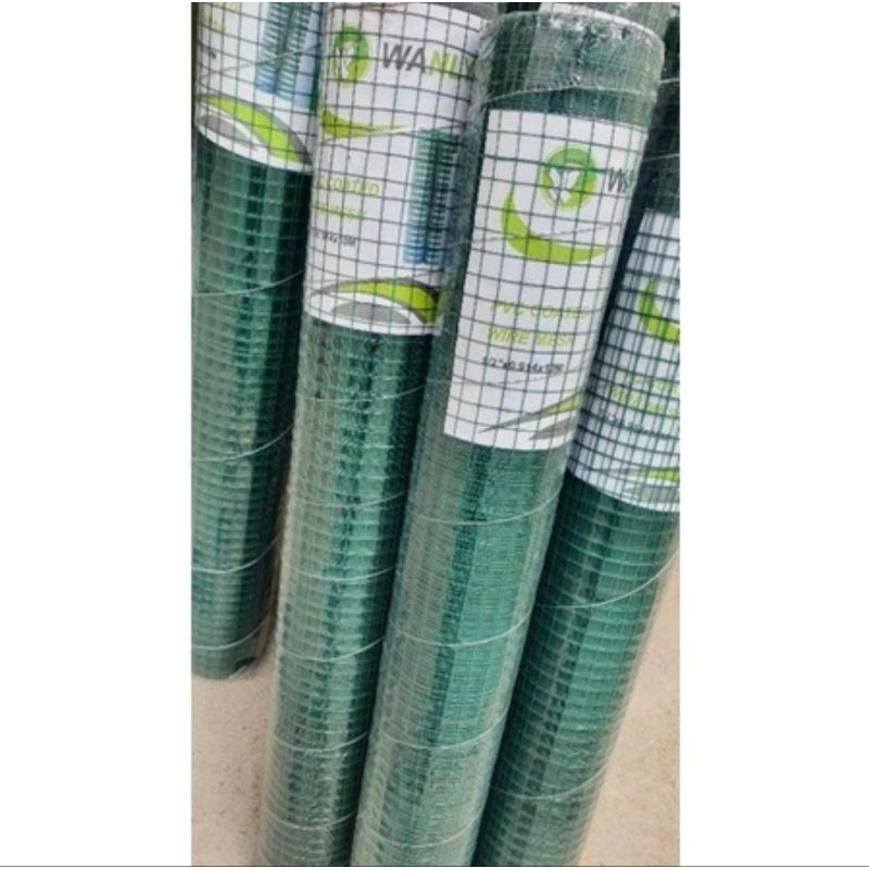 Strimin Kawat Ram Hijau 0.5inx0.5 in x 0.6mm x 0.9m per meter