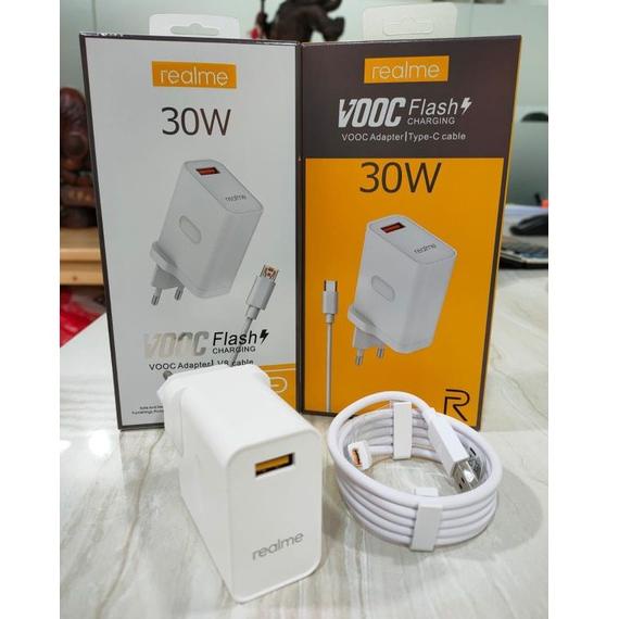 "SUM.17Ja23r" TC/CHARGER VOOC 30W REALME C11/C12/C15/C20/C21/C25 ORI 99.9% SUPPORT FLASH CHARGER