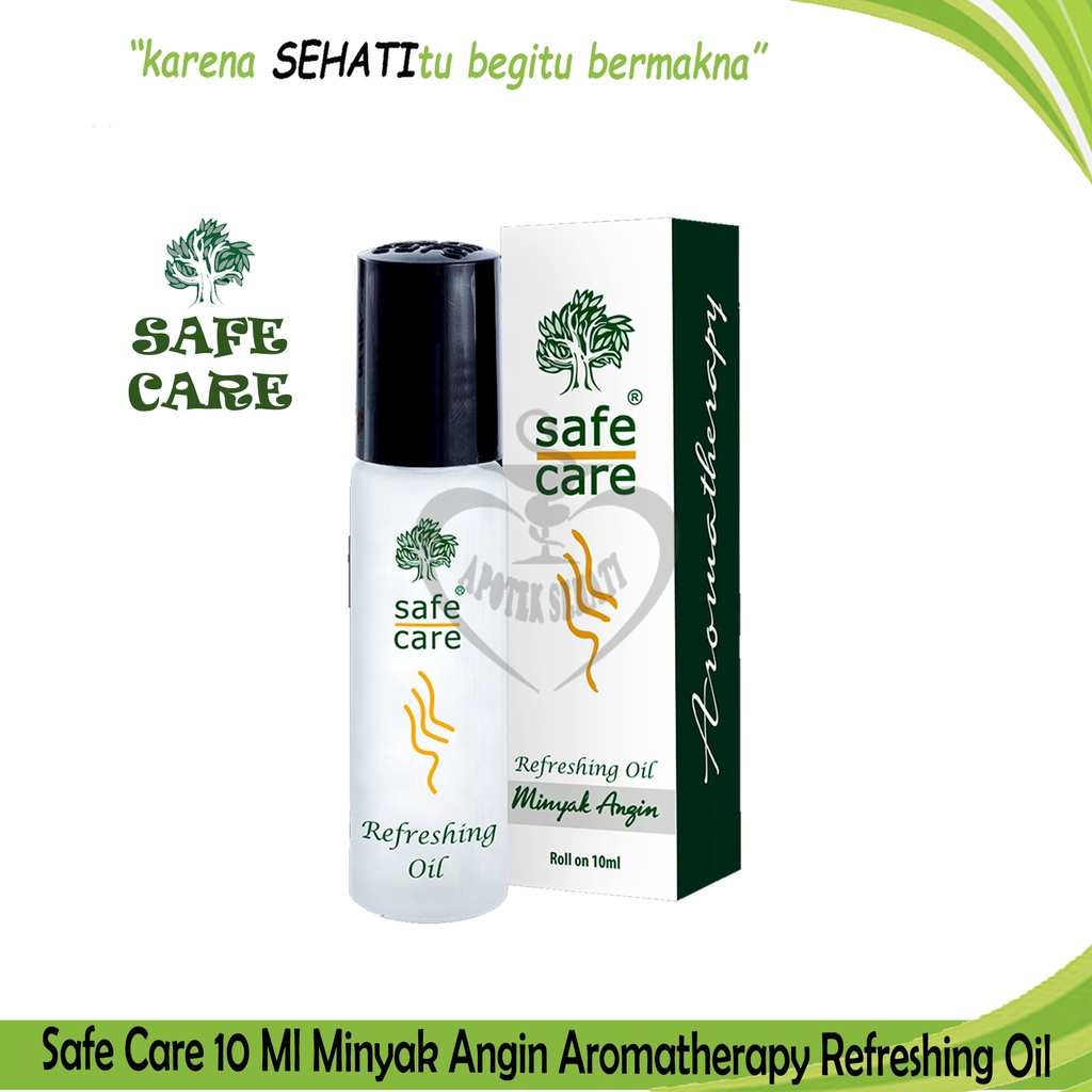 SAFE CARE HOT 10 ML MINYAK ANGIN AROMATERAPI ROLL ON PANAS