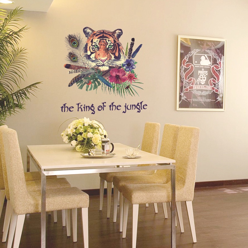 ❤ IJN ❤ Wallsticker Animal Tiger / Wallsticker Hewan Macan