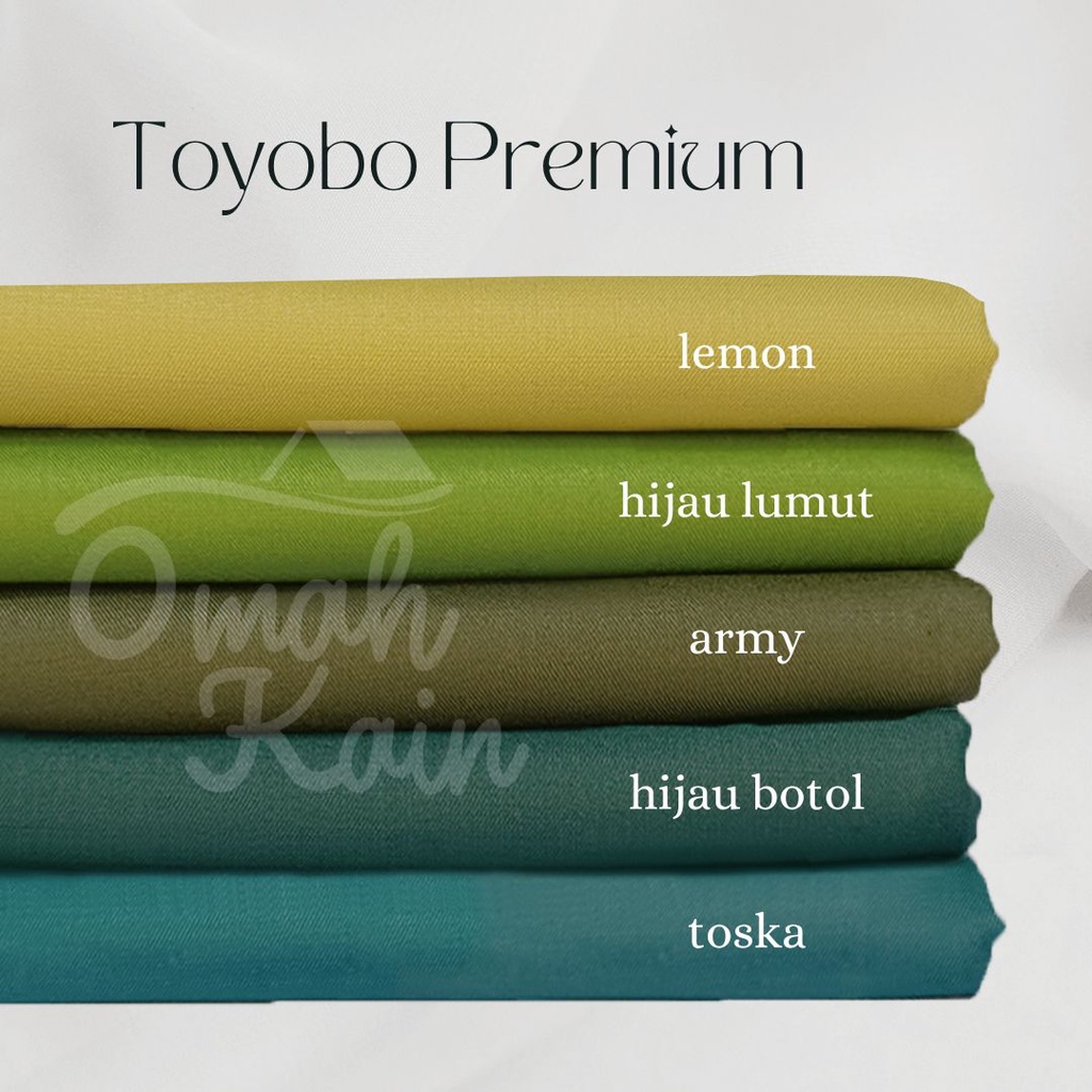 KAIN KATUN TOYOBO PREMIUM (Grade A, Adem, Halus dan Lembut)