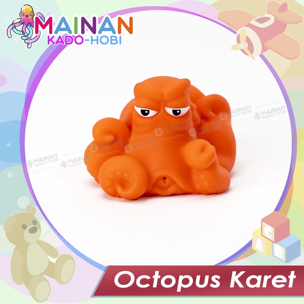 MAINAN EDUKASI MANDI ANAK SEMPROT AIR BATH TOYS SEA ANIMAL OCTOPUS