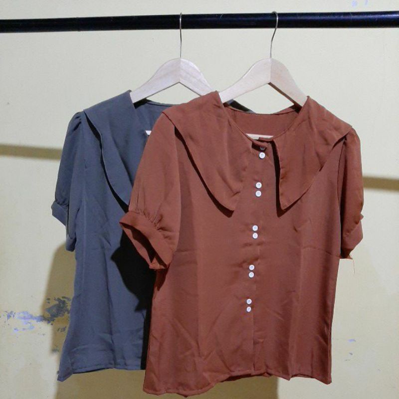 kemeja casual // kemeja wanita // blouse wanita