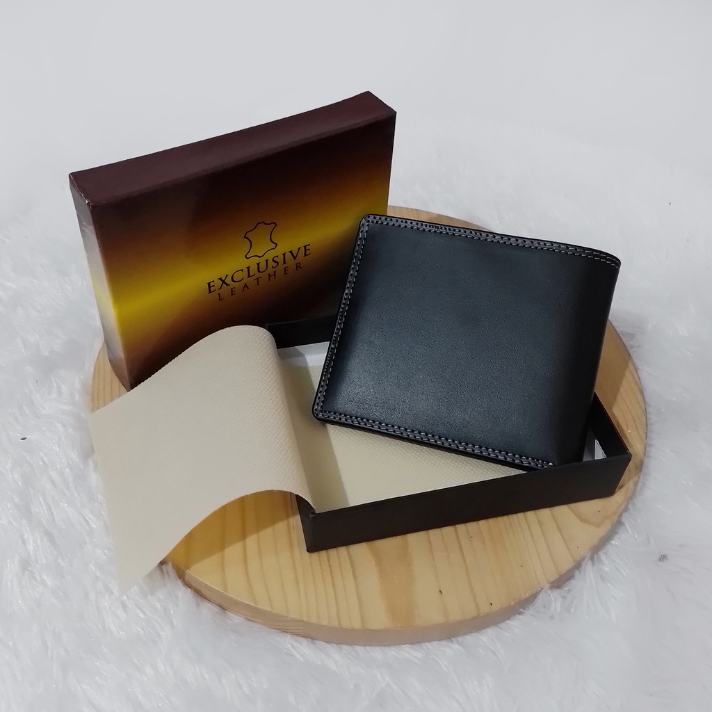 Dompet Cowok dompet kulit sapi asli dompet lipat pria dompet uang kertas dan slot kartu dompet pria terbaru