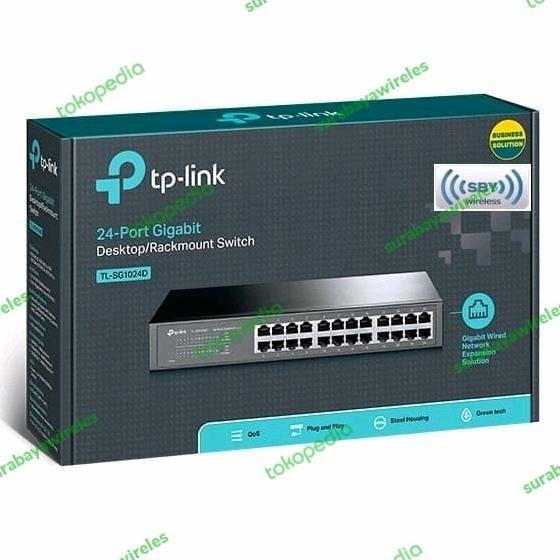 TPLINK TL-SG1024D Switch Hub 24 Port Gigabit Unmanaged