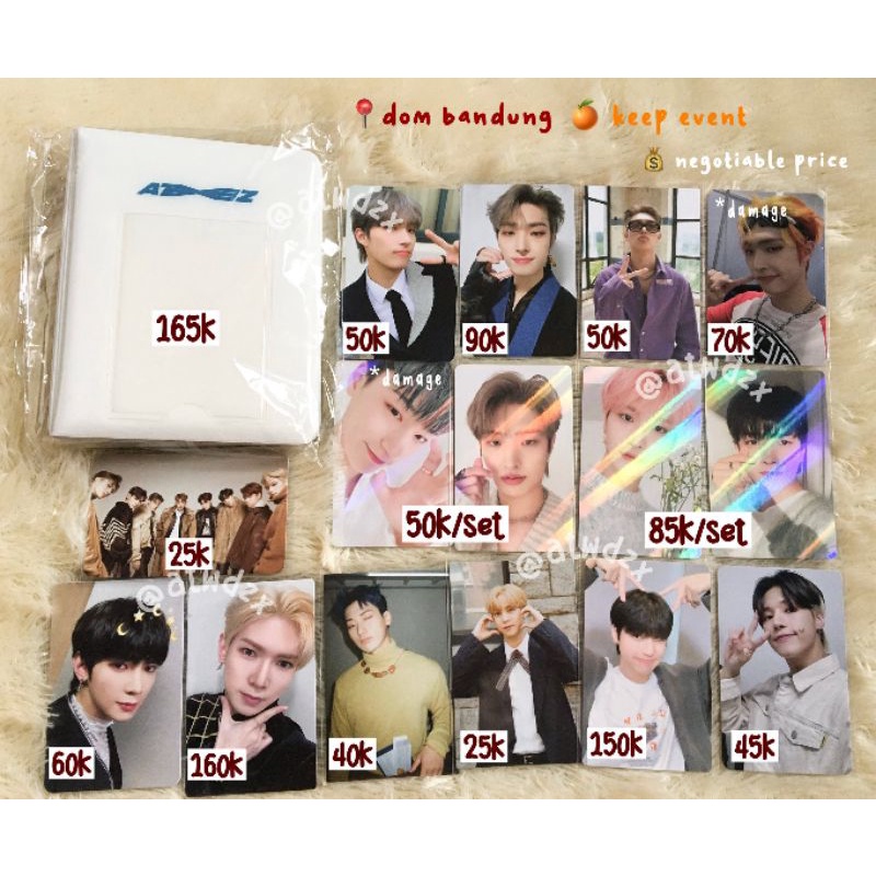 Photocard Official ATEEZ Album Fankit MD Xr Garland Everline