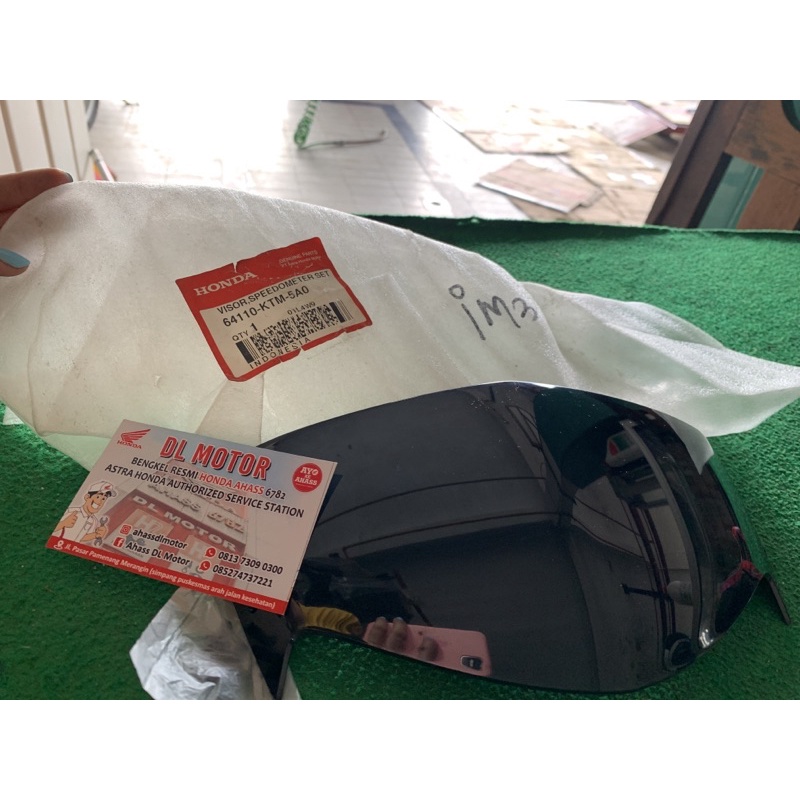 VISOR SPIDOMETER BATOK LAMPU HONDA SUPRA X 125 ORIGINAL