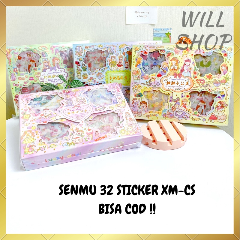 

STICKER SENMU 32 XM-CS / STICKER SENMU MOMO TERBARU DENGAN MOTIF SWEET CUTE STICKER ANTI AIR BISA COD