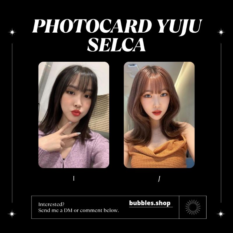 PHOTOCARD UNOFFICIAL YUJU G-FRIEND SELCA