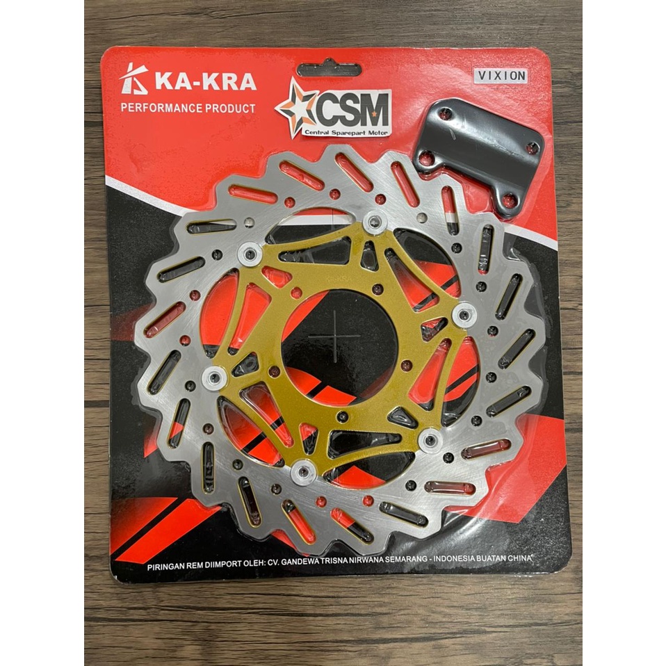 PIRINGAN CAKRAM DISC DEPAN VARIASI GERIGI/CAKRAM VARIASI GERIGI/PIRINGAN DEPAN MOTOR UNTUK BEAT-VARIO-KARISMA-JUPITER Z-MIO SOUL-MIO SMILE-MIO J-MIO M3-JUPITER MX-VEGA R-VIXION-SUPRA X