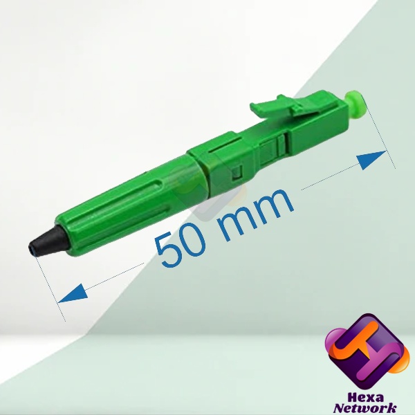 Fiber Optic LC APC Fast Connector | FTTH Fast konektor LC APC Hijau