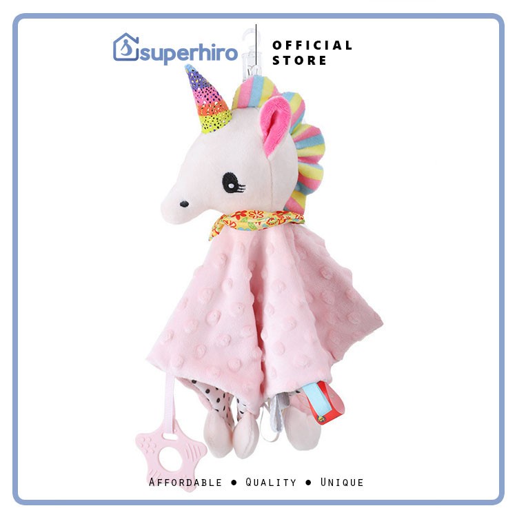 Boneka Genggam Lucu Soft Material Teether Baby Bayi Handuk Premium