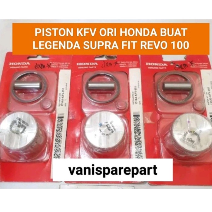 PISTON KIT KFV SUPRA FIT LEGENDA REVO 100 ORIGINAL HONDA