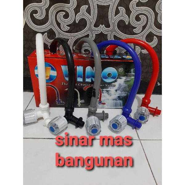Kran angsa pvc vino,kran cuci piring vino angsa,kran plastik cuci piring,kran bak cuci piring