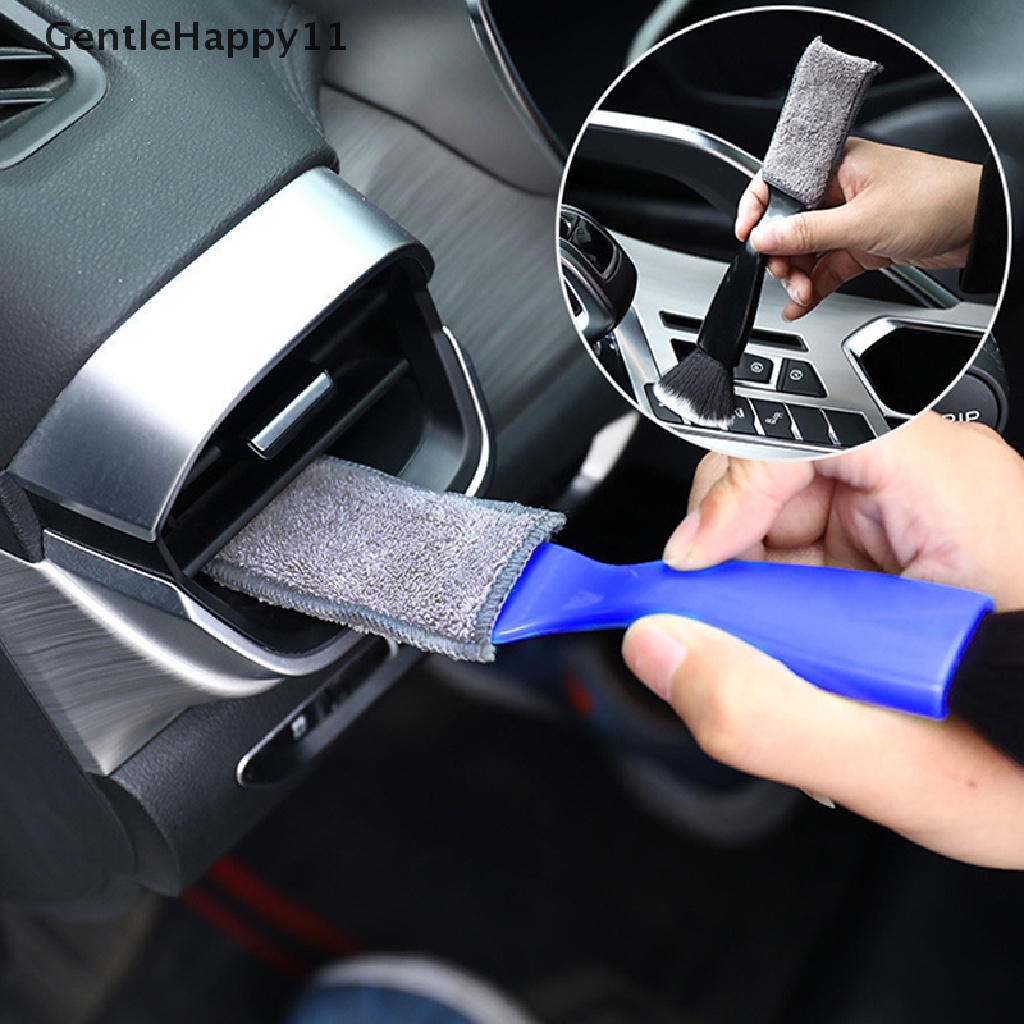 Gentlehappy Car Detailing Brush Alat Pembersih Mobil Outlet Udara Ac Pembersih Penghilang Debu Soft Brush Dashboard Keyboard Alat Sweeping Debu Aksesoris Mobil id