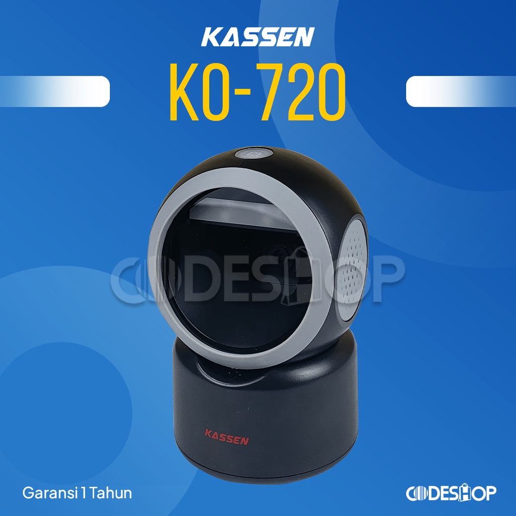 Scanner Kassen KO-720 Scanner 1D &amp; 2D Sensitif Auto Sense KO 720