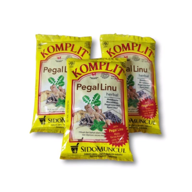 

JAMU KOMPLIT PEGAL LINU SIDOMUNCUL (isi 5 sachet)