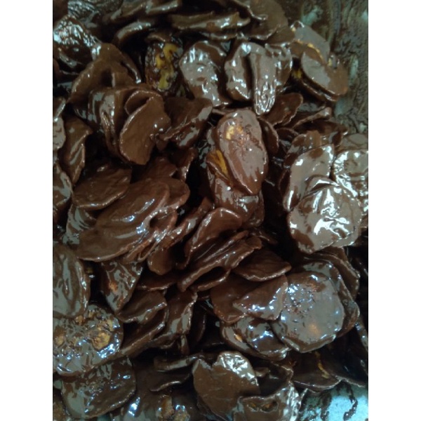 

keripik pisang coklat lumer