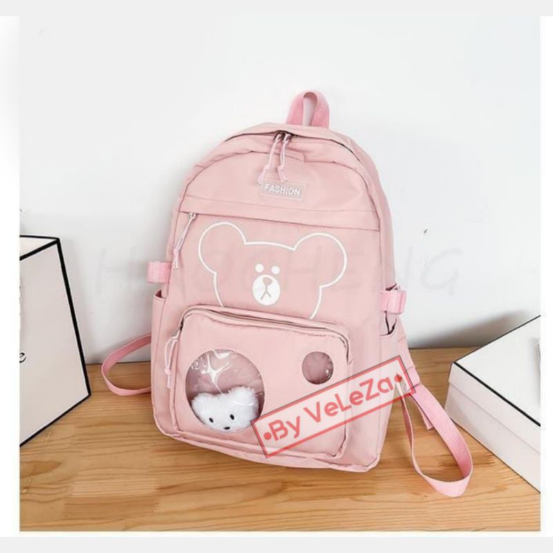 Tas Ransel Anak Karakter Teddy Bear Cute Tas Ransel Backpack Anak