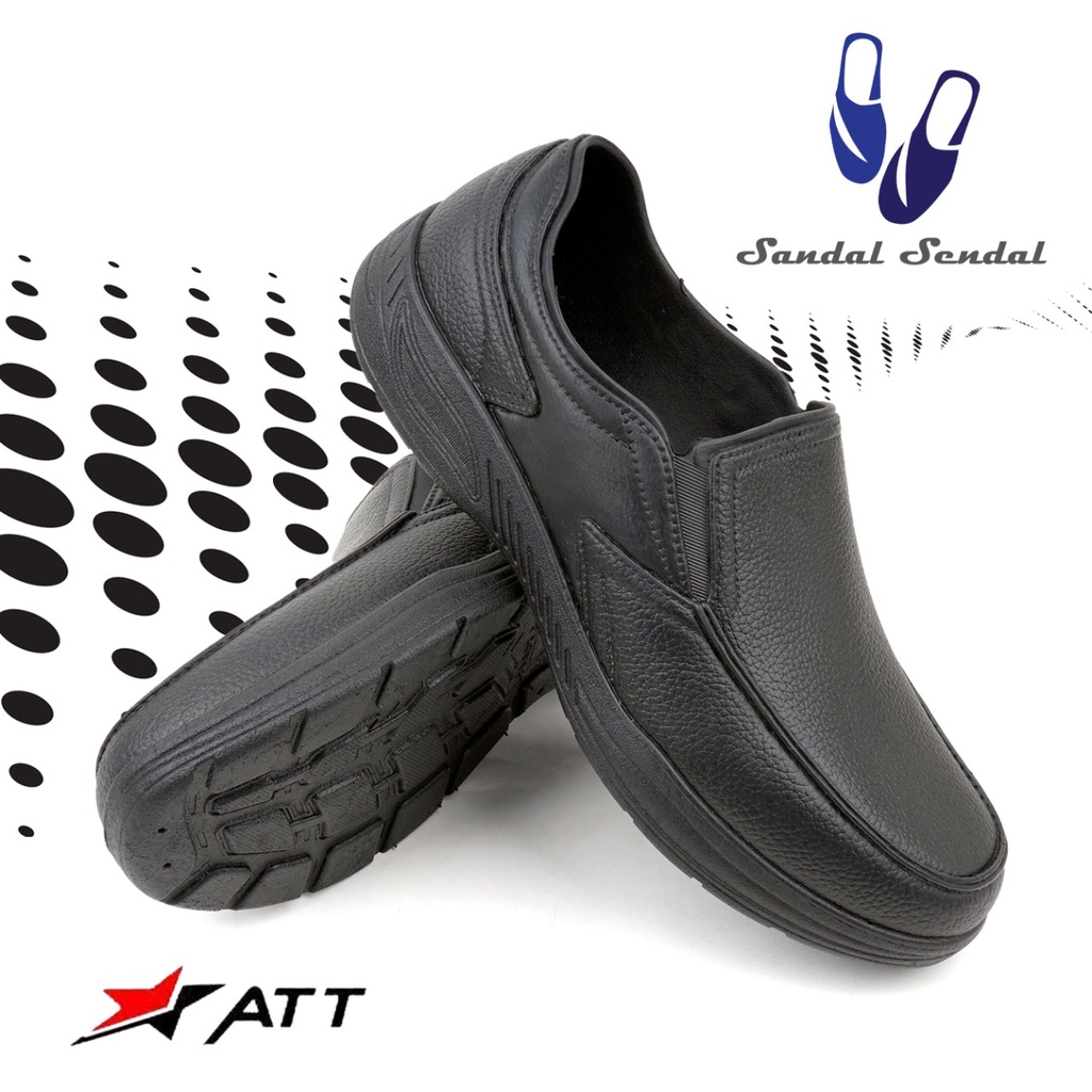 Sepatu Pantofel Pria ATT AB 684 Hitam