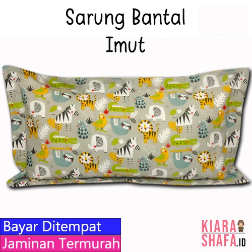 Sarung Bantal Imut Ukuran 60 x 30 cm