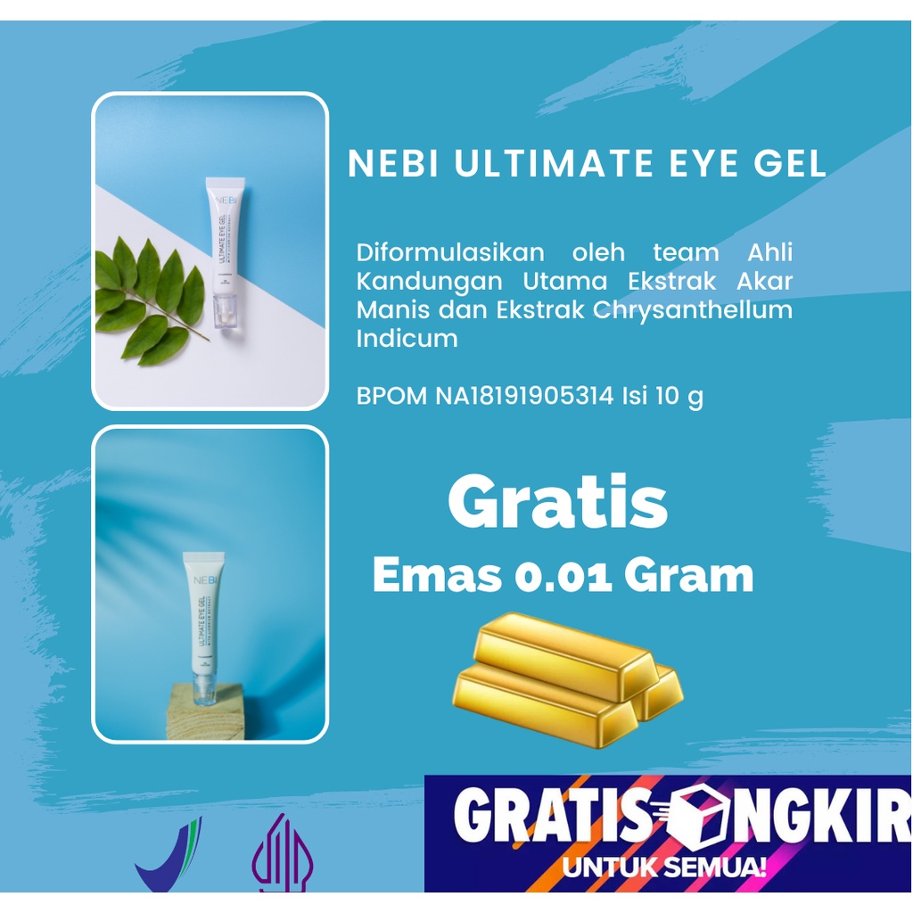 Krim Kantung Mata Wanita Nebi Ultimate Eye Gel BPOM