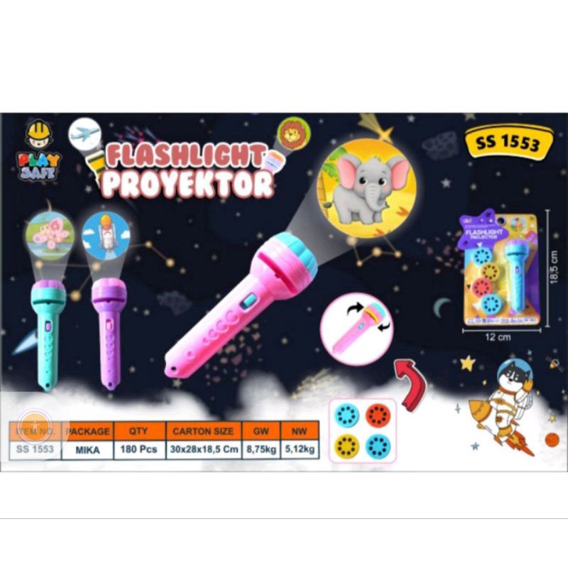 MAINAN PROYEKTOR FLASHLIGHT | MAINAN SENTER PROYEKTOR | MAINAN SENTER PROYEKTOR FLASHLIGHT | MAINAN 