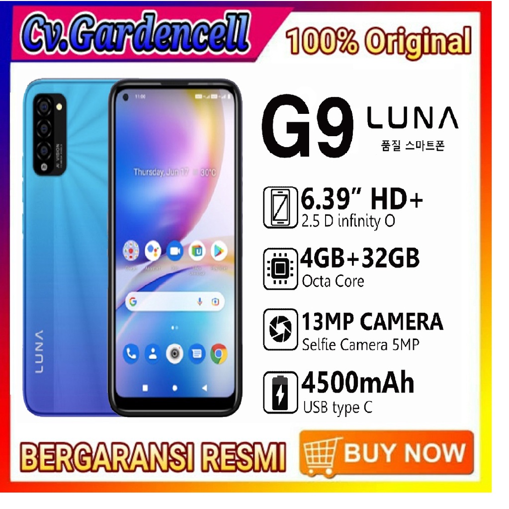 Luna G9 4/32GB Garansi Resmi