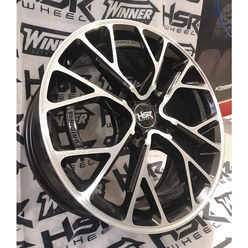 VELG MOBIL RACING ORIGINAL DISIGN HSR X FITRA ERI HSR R17 RATA BODY - VELG RACING MOBIL JAZZ YARIS X