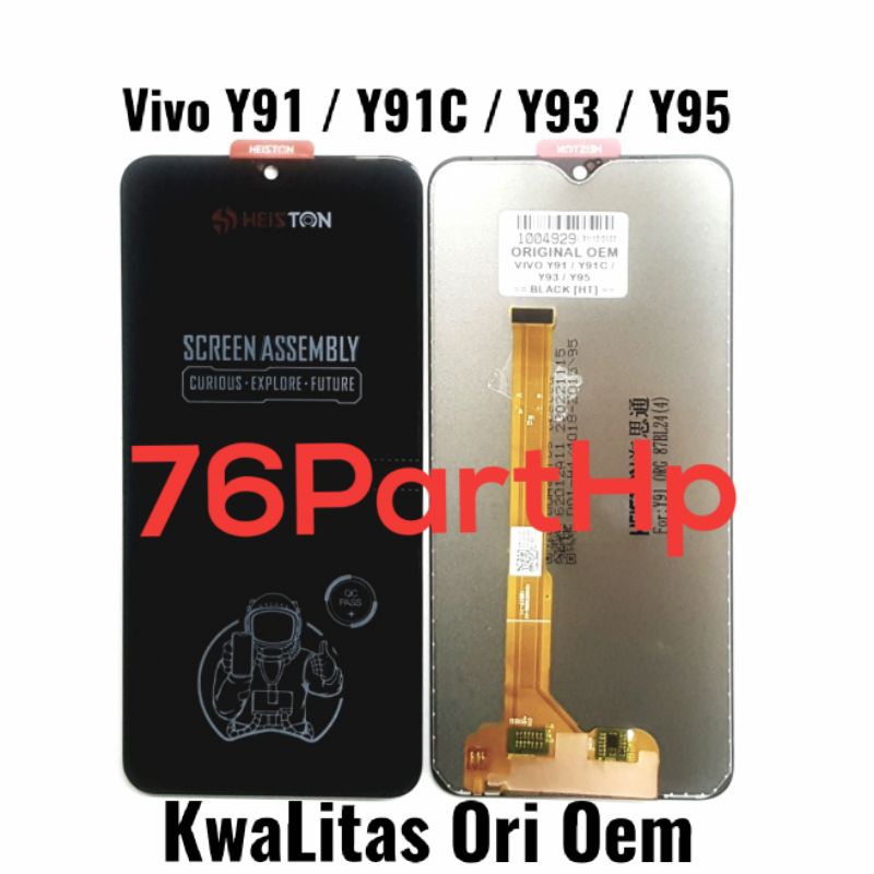 Lcd Touchscreen Fullset Kwalitas Ori Oem Vivo Y91 - Y91C - Y93 - Y95