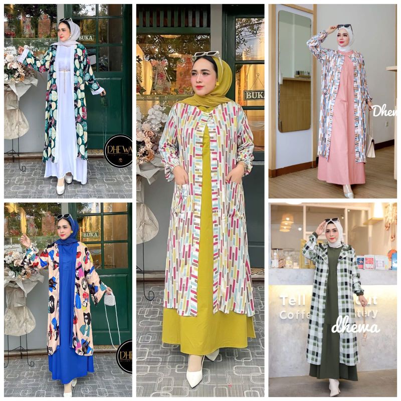 Set Gamis Zarra/loly/Leka by Dhewa