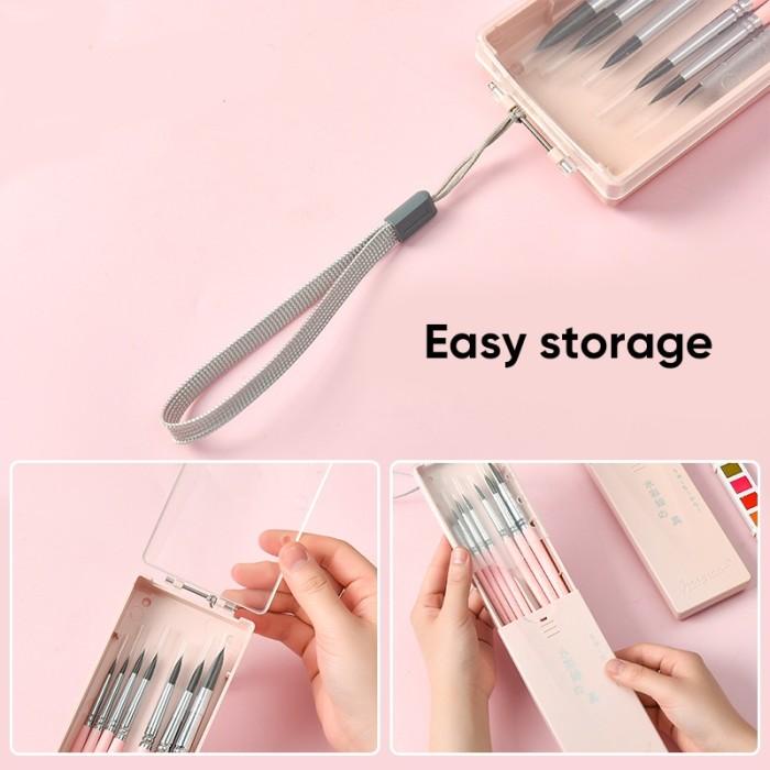 

Giorgione Kuas Lukis Paint Brush Set 7 pcs Bulu Binatang MK007