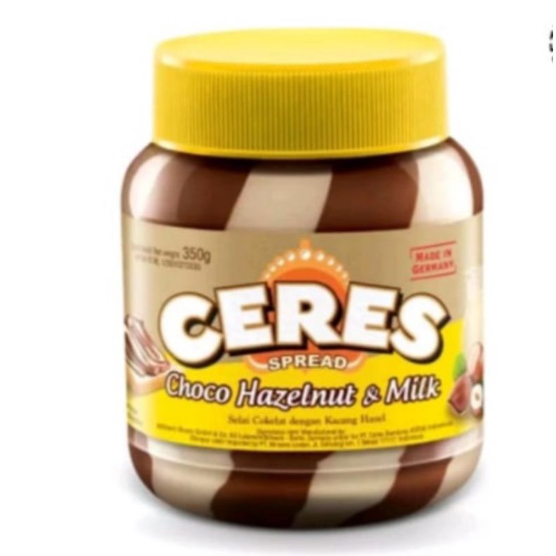 

Ceres choco hazelnut & milk selai roti 350 gram original
