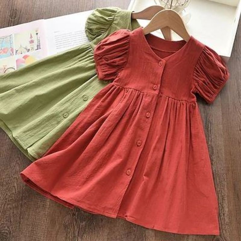 Dress Casandra Kids Buble Little Baby 3-6Tahun