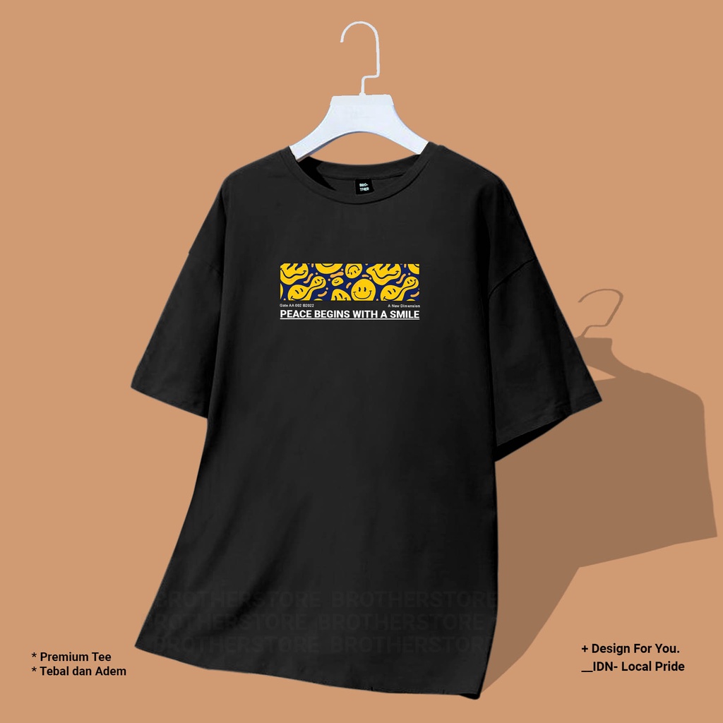 BROTHER STORE - Kaos Distro Pria - KAOS COWOK CEWEK - Kaos Kata Kata - Articel AA0002 Premium