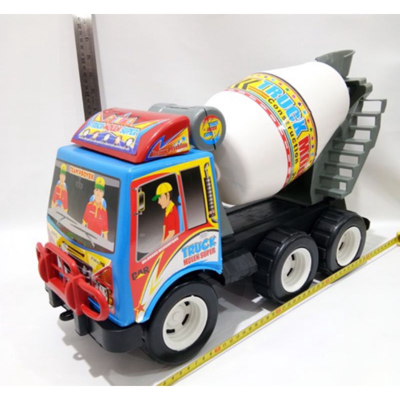 Mainan anak truk molen jumbo besar