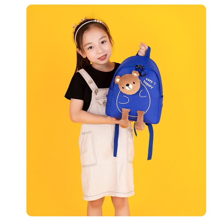 tas ransel anak boneka karakter beruang tas sekolah backpack anak boneka