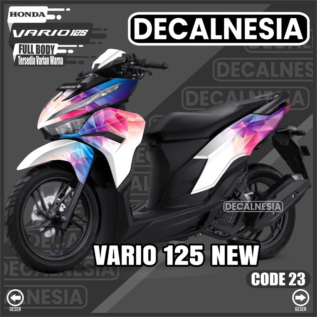 Decal Vario 125 New 2022 2023 Full Body Stiker Motor Honda CBS ISS SP Sticker Variasi Modifikasi Rac