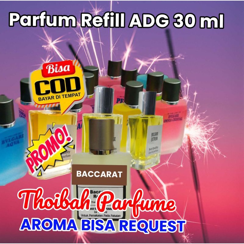 PARFUM REFFIL ADG 30 ML BEST SELLER UNISEX AROMA BISA REQUEST
