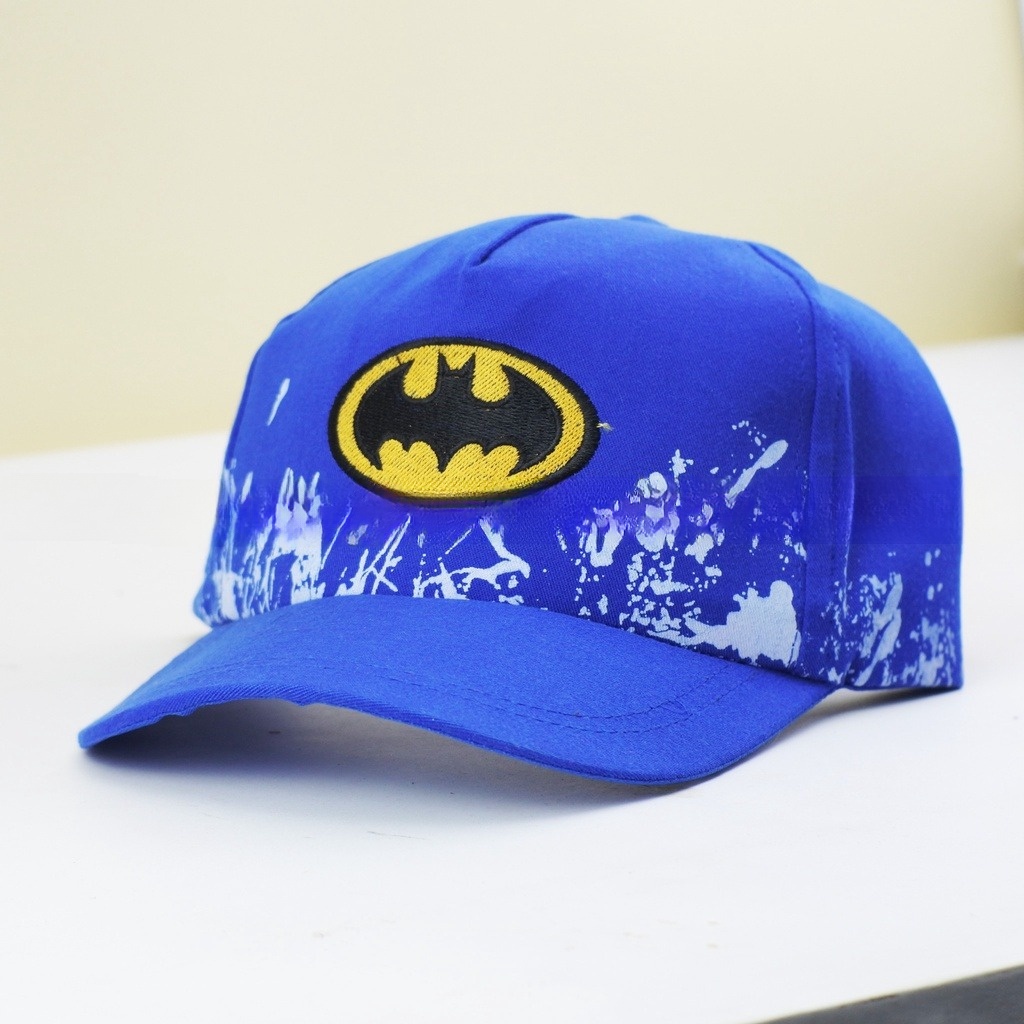 Topi Anak Laki laki motif Bercak Hero superman Batman motif Terbaru